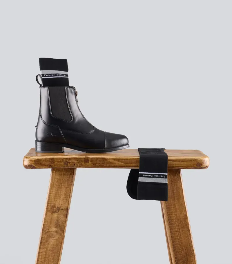 Premier Equine Riding Socks (1 Pair) / Black Small-1