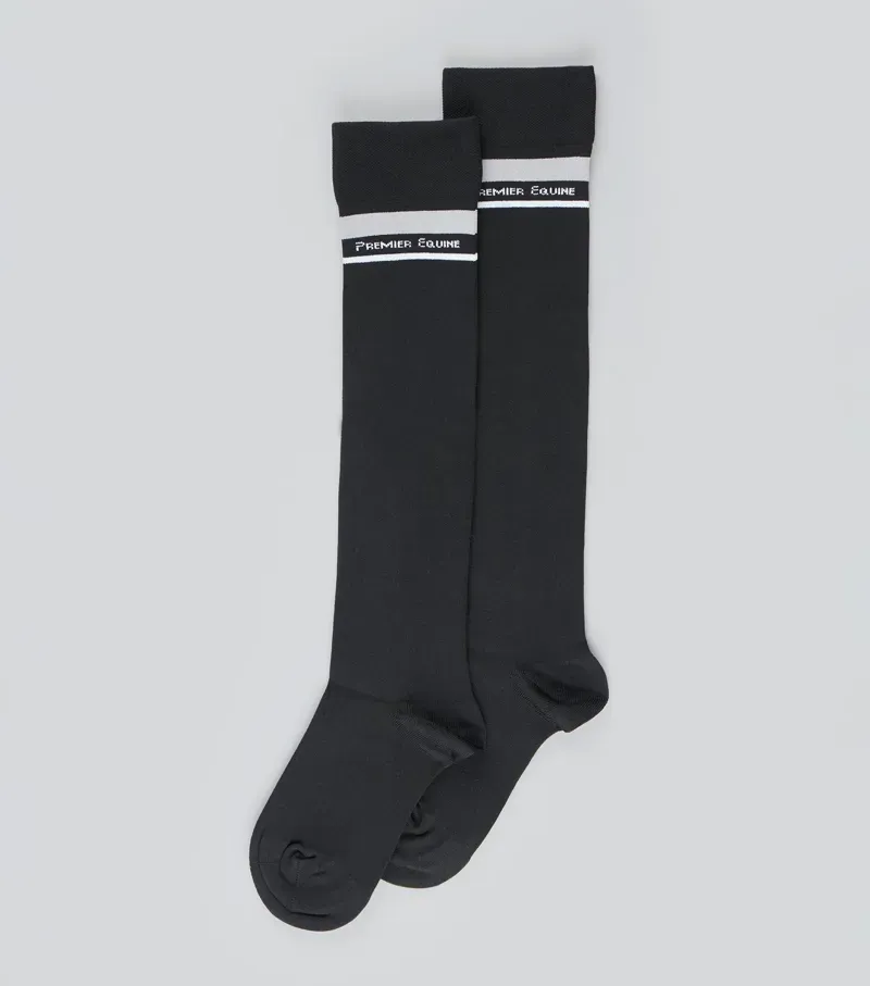 Premier Equine Riding Socks (1 Pair) / Black Small-2