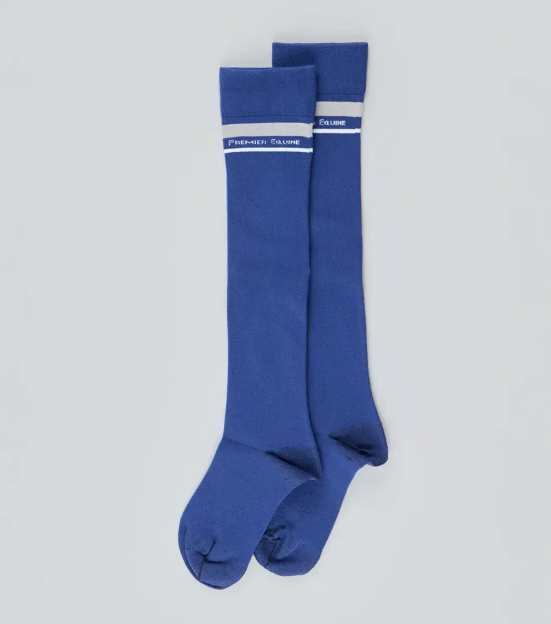 Premier Equine Riding Socks in Blueprint-2