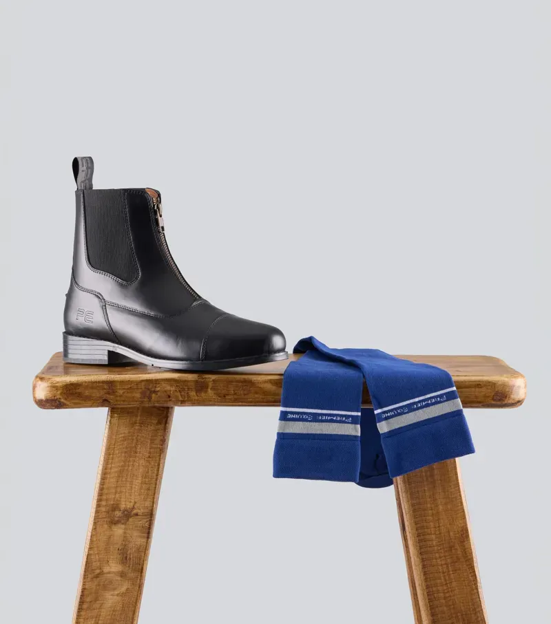 Premier Equine Riding Socks in Blueprint-4