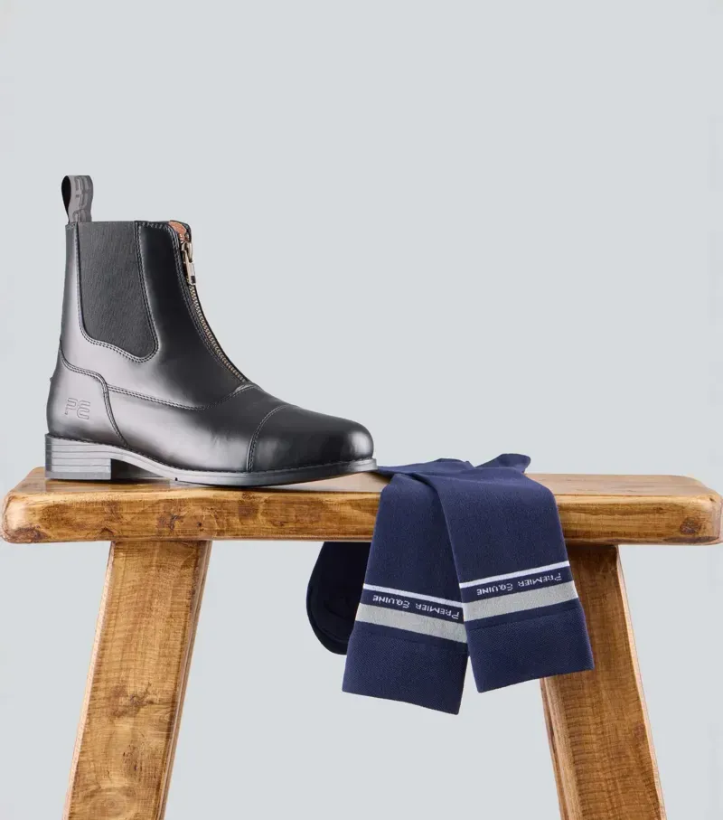 Premier Equine Riding Socks in Navy-4