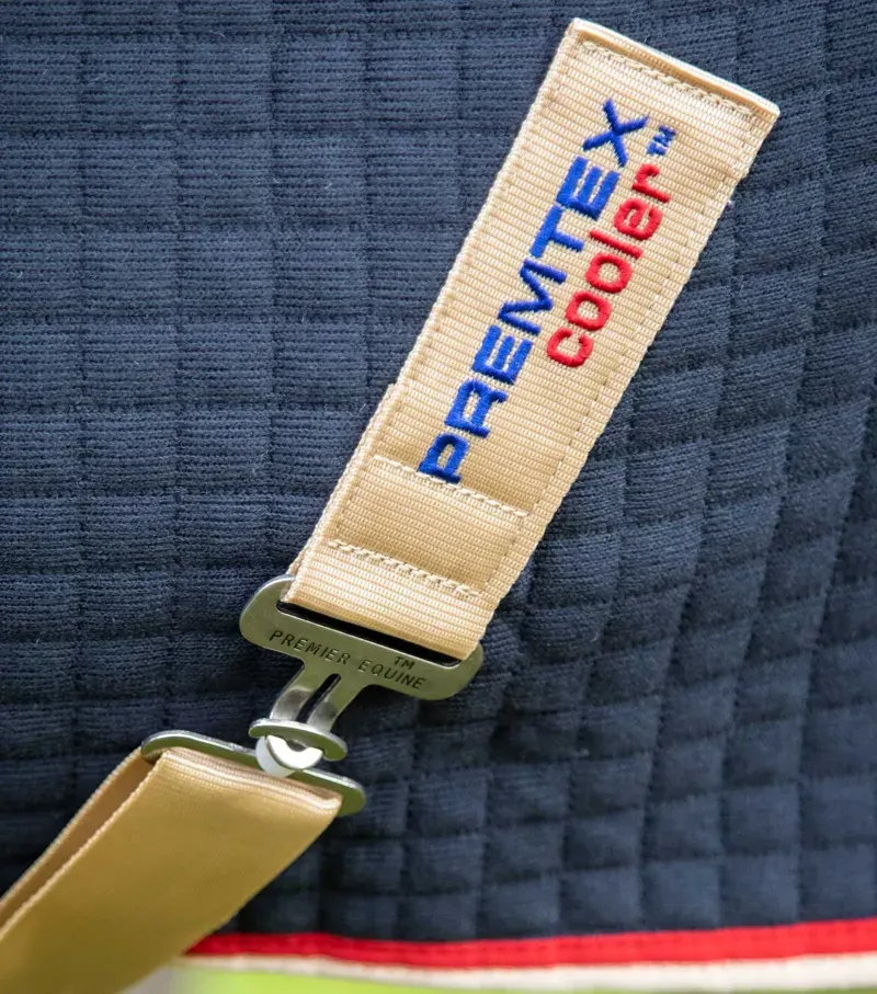 Premier Equine PremTex Horse Cooler Rug in Navy-3