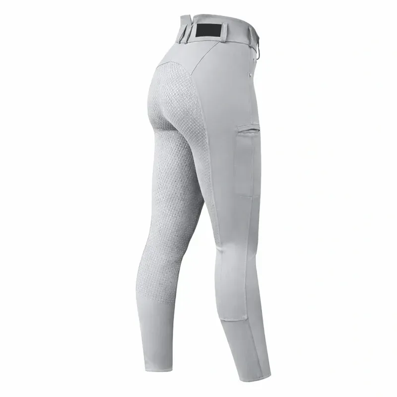 Equetech Prestige Grip Breeches in Moonlight Grey-1