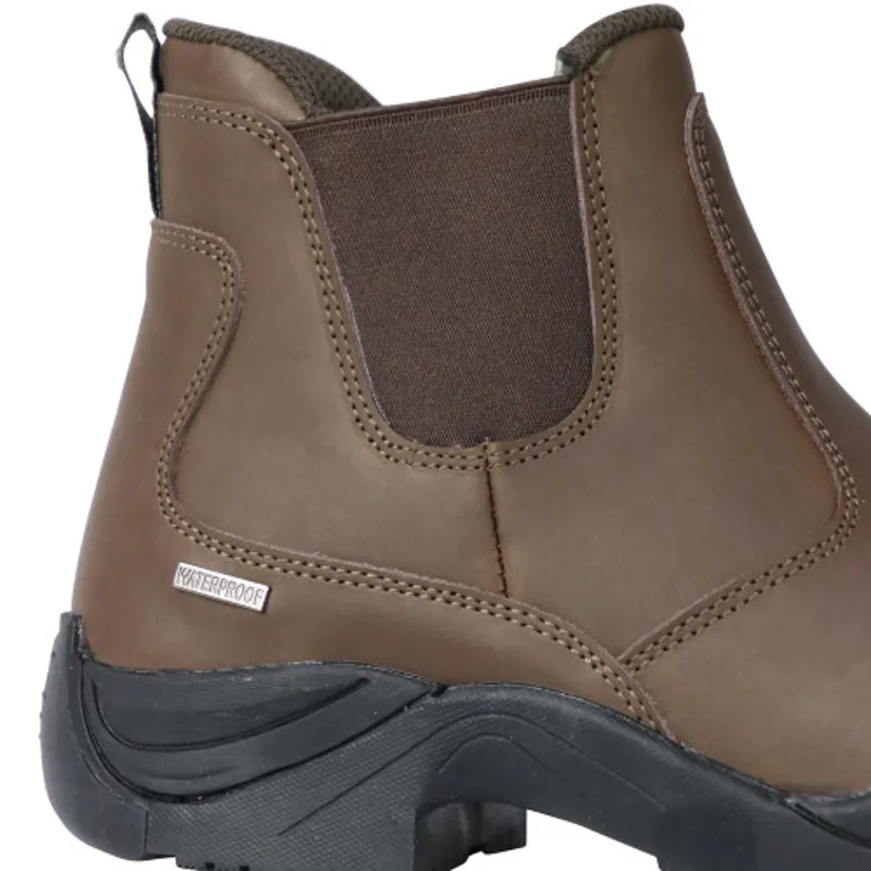 Hy Equestrian Crowden Jodhpur Boots - - Brown-1