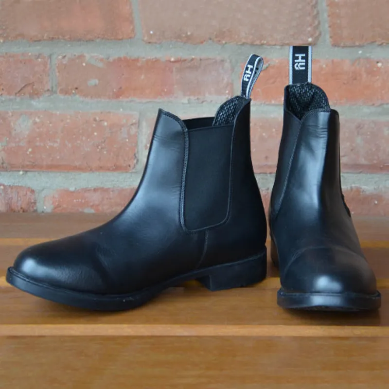 Hy Equestrian Durham Jodhpur Boot - - Black childs-1