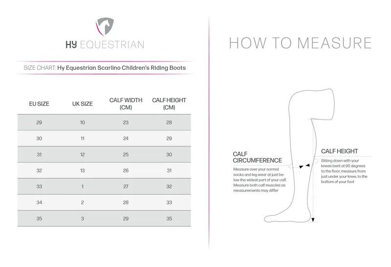 Hy Equestrian Scarlino Children's Field Riding Boots - - Black child-2