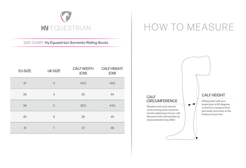 Hy Equestrian Sorrento Field Riding Boots - - Black-1