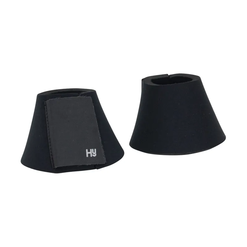 Hy Equestrian Neoprene Protect Over Reach Boots - - Black