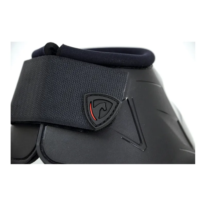 Hy Equestrian Armoured Guard Pro Reaction Over Reach Boots - - Black-2