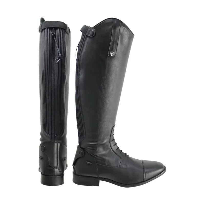 Hy Equestrian Tuscan Field Riding Boot - - Black - Wide
