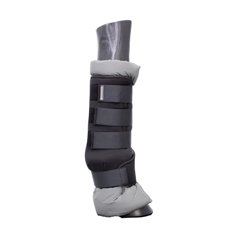 Hy Equestrian Stable Protection Boot - - Black with Grey Lining
