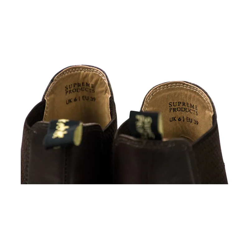 Supreme Products Show Ring Jodhpur Boots - - Brown adult-3