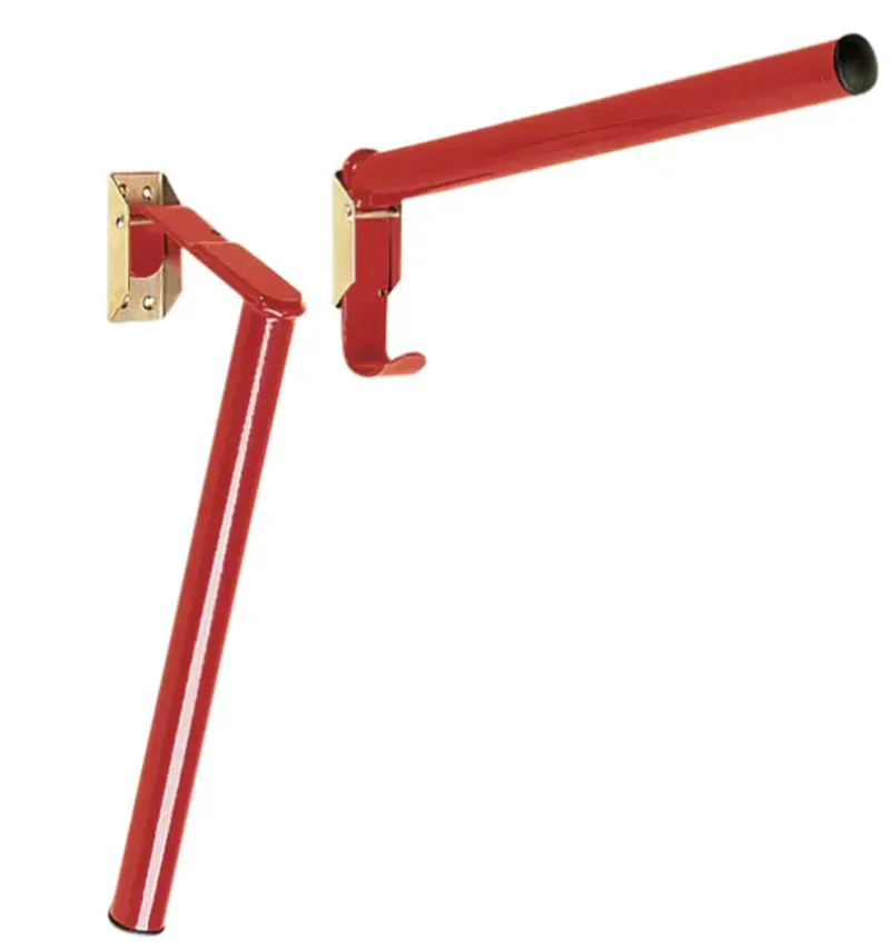 Stubbs Folding Pole Saddle Rack in Red