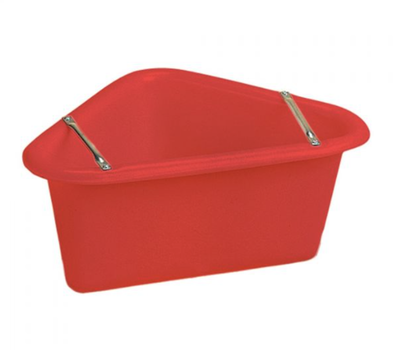 Stubbs Plastic Corner Manger in Red