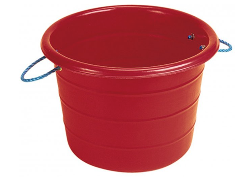 Stubbs Large Manure Bucket in Red