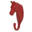 Perry Equestrian Horse Head Single Stable/Wall Hook in Red