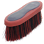 Hy Shine Pro Groom Long Bristle Dandy Brush in Navy/Red