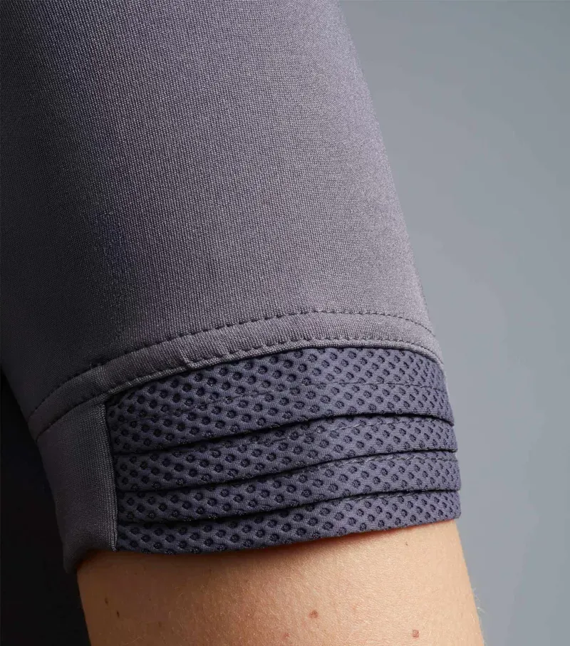 Premier Equine Respiro Riding Polo Shirt in Anthracite Grey-4