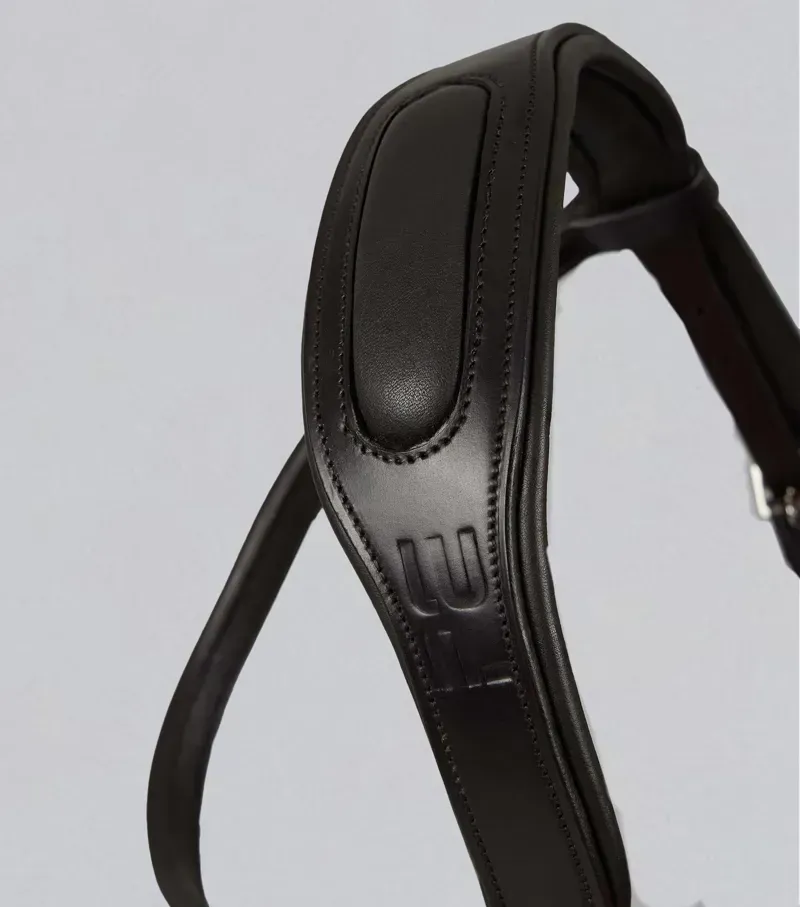 Premier Equine Rivere Snaffle Bridle in Black-1