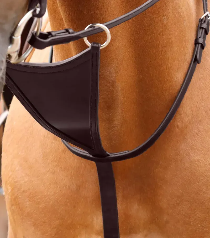 Premier Equine Rosello Bib Martingale in Brown-1