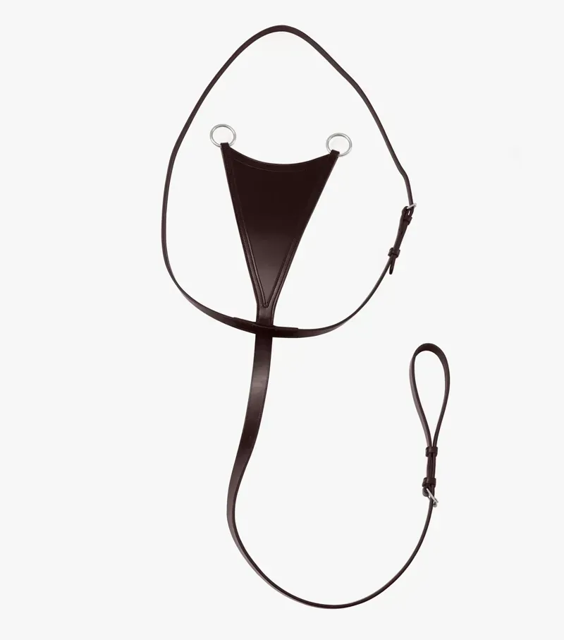 Premier Equine Rosello Bib Martingale in Brown-2