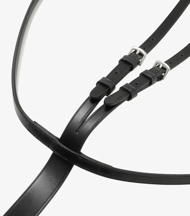 Premier Equine Santadi Adjustable Running Martingale in Black-3