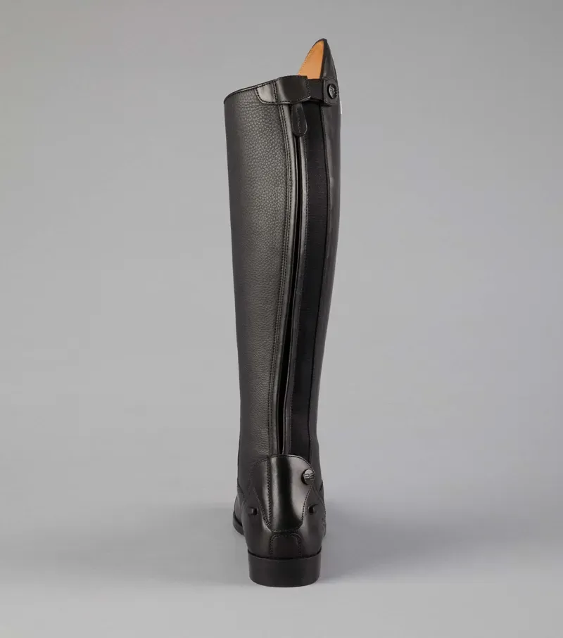Premier Equine Mens Silentio Tall Leather Field Boot in Black-2