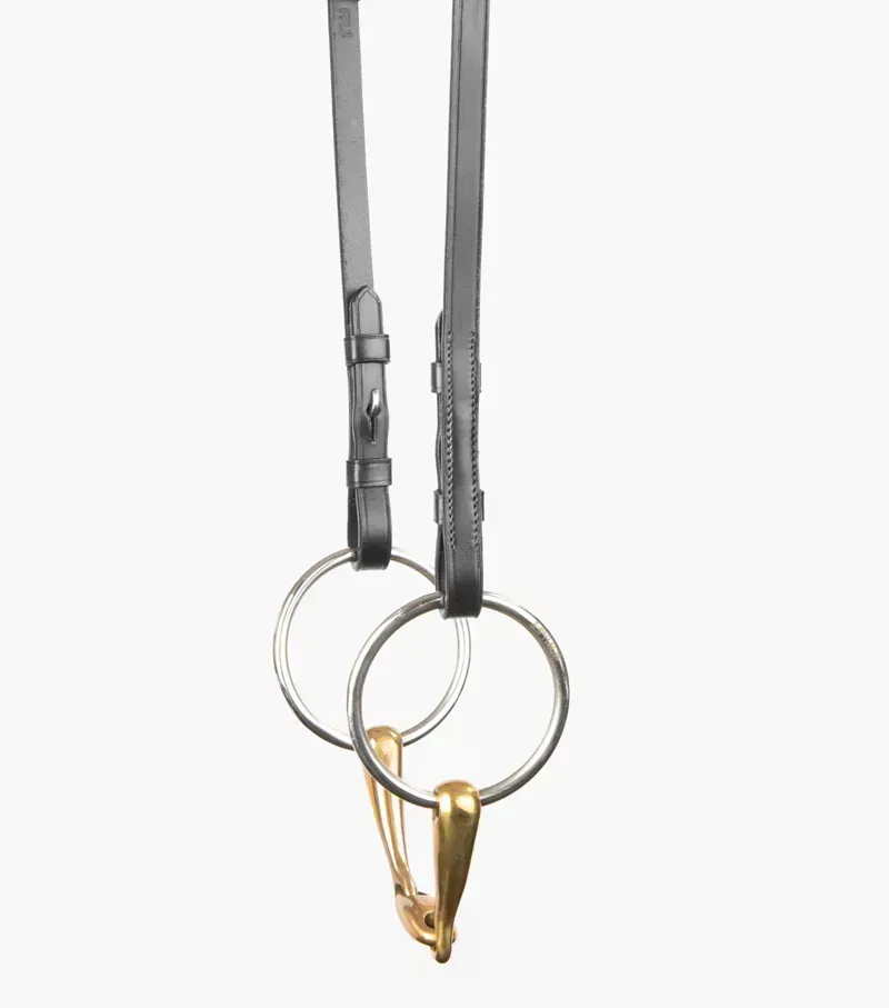 Premier Equine Cheek Pieces Pair in Black-2