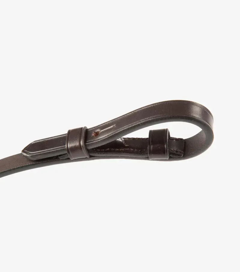 Premier Equine Cheek Pieces Pair in Brown-5