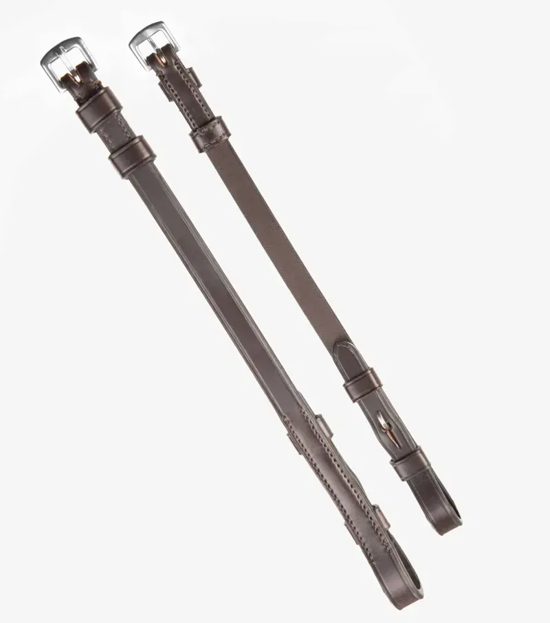 Premier Equine Cheek Pieces Pair in Brown