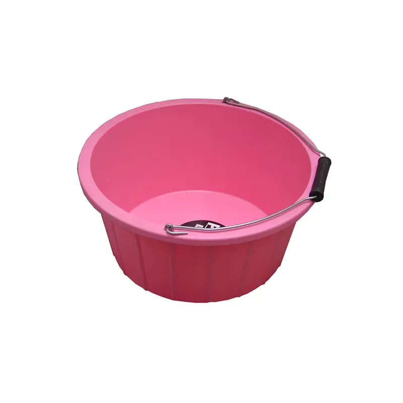 ProStable 3 Gallon Feed Bucket in Pink