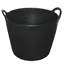ProStable 40l Flexi Feed Tub in Black