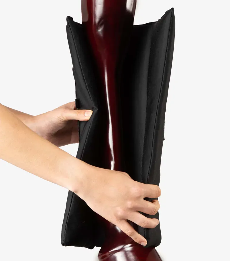 Premier Equine Stable Boot Wrap Liners in Black-2