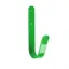 Stubbs Head Collar Hook in Green