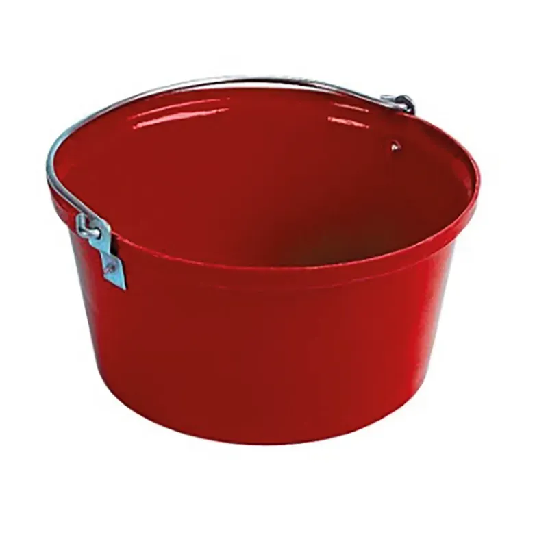 Stubbs Shallow Feed Bucket In Red