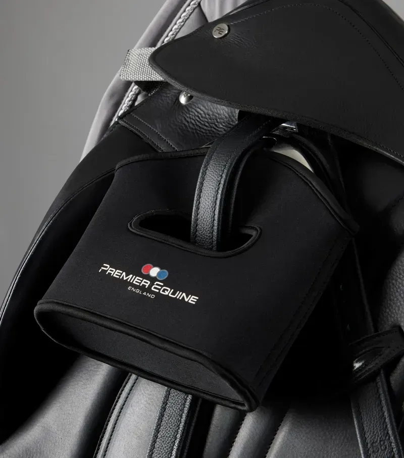 Premier Equine Stirrup Covers in Black-2
