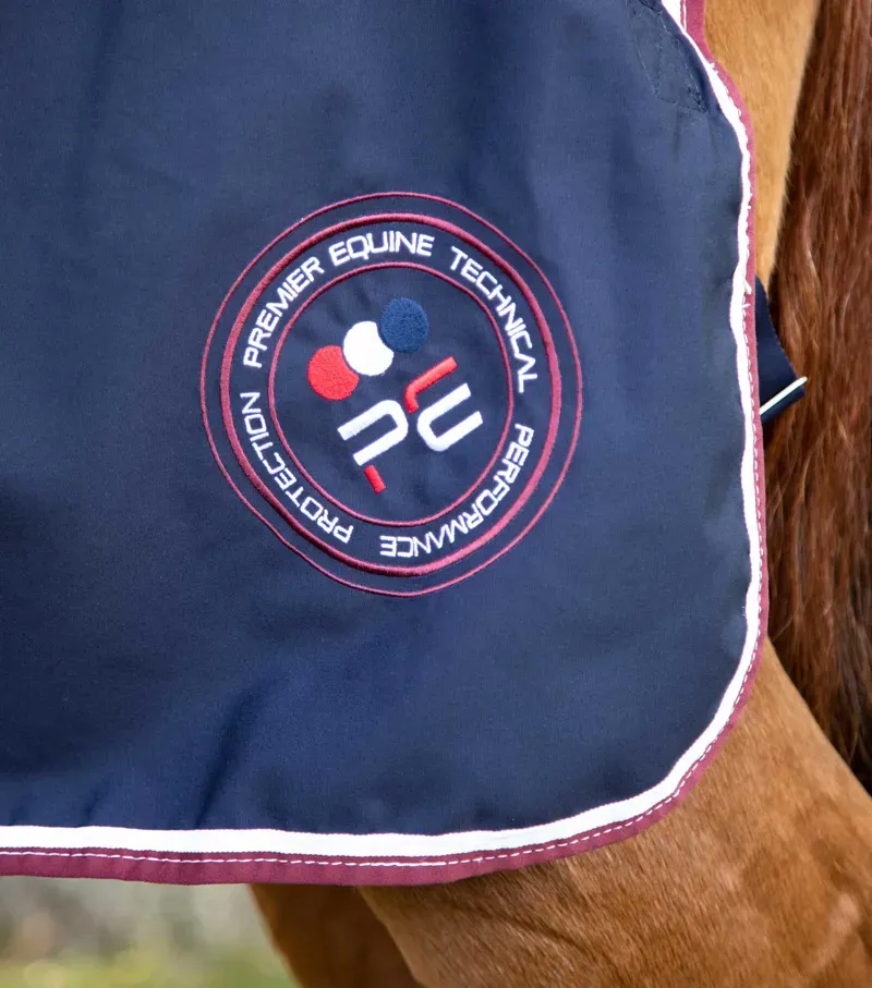 Premier Equine Stratus Horse Stable Sheet in Navy-3