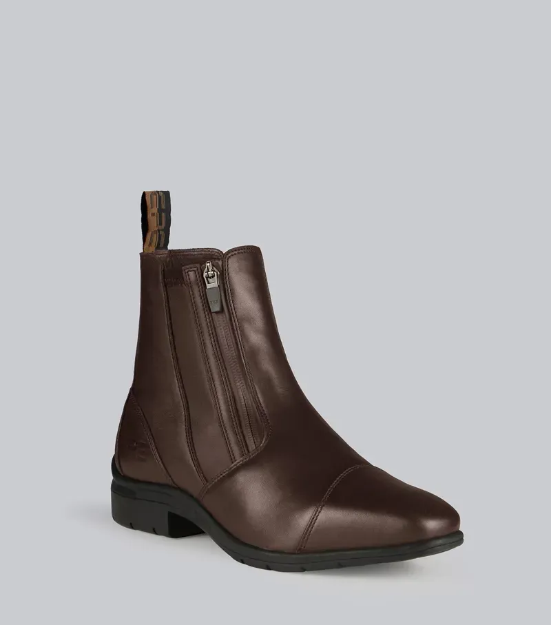 Taro Waterproof Leather Paddock Boot / Brown uk 9