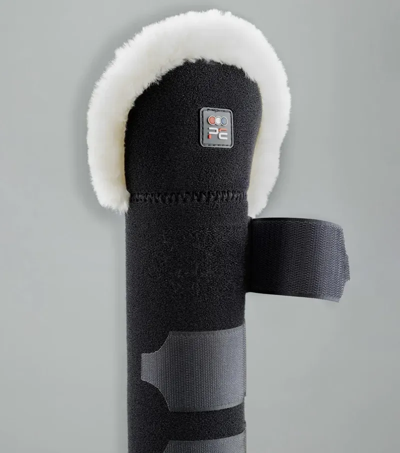 Premier Equine Techno Wool Anti-Slip Tail Guard in Black-4