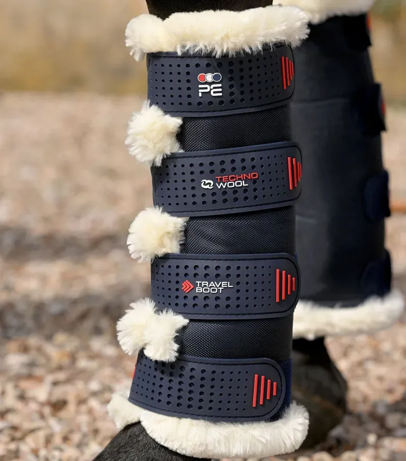 Premier Equine Int. Ltd. Techno Wool Travel Boots in Navy-2