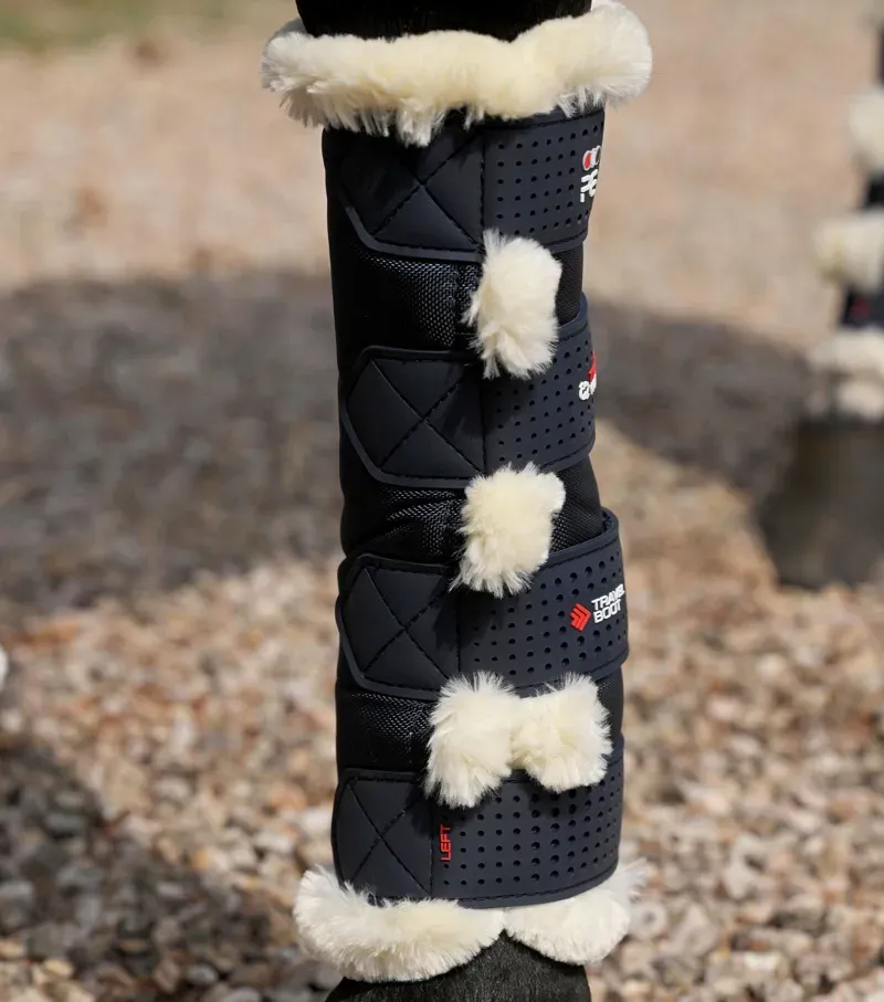 Premier Equine Int. Ltd. Techno Wool Travel Boots in Navy-3