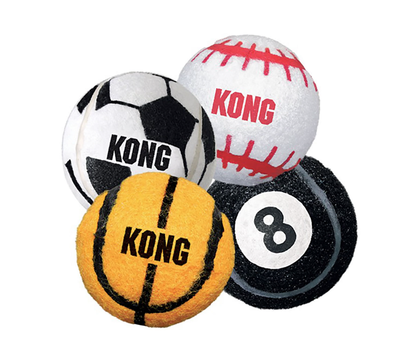 Kong 48x4-pack Small Sport Balls -  Assorted Styles