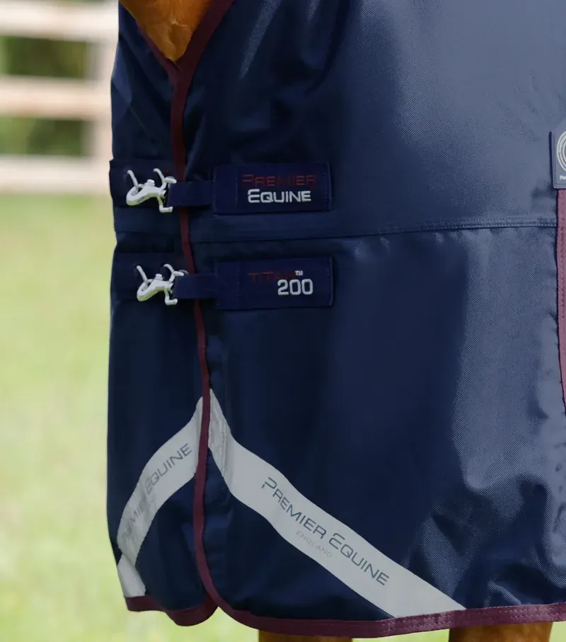 Titan 200g Original Turnout Rug / Navy-2