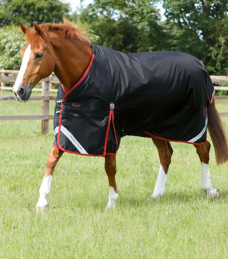Premier Equine 450g Titan Original Turnout Rug in Black