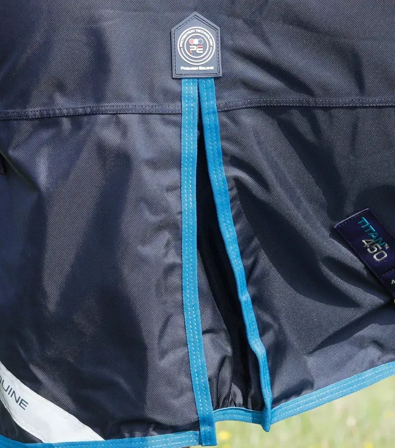 Premier Equine Titan 450g Original Turnout Rug in Navy-3