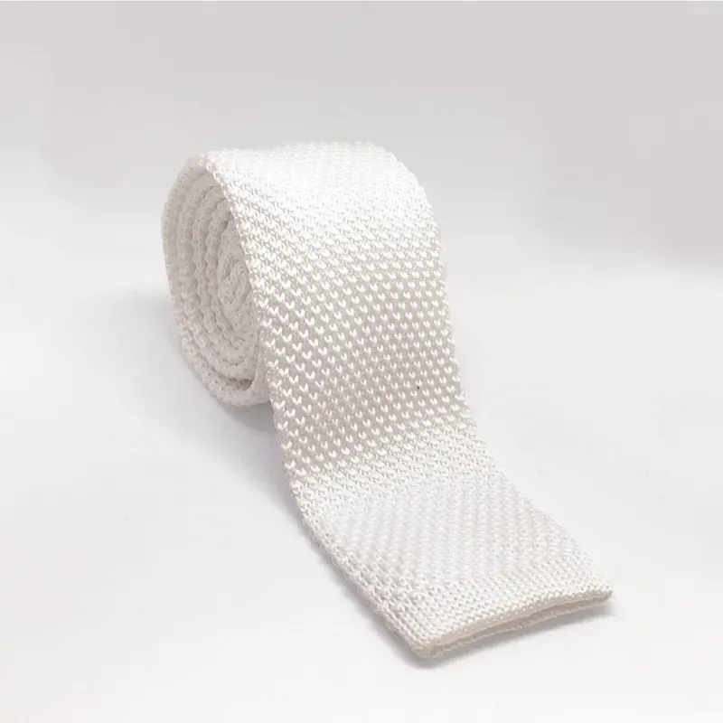 Equetech Knitted Competition Tie in White