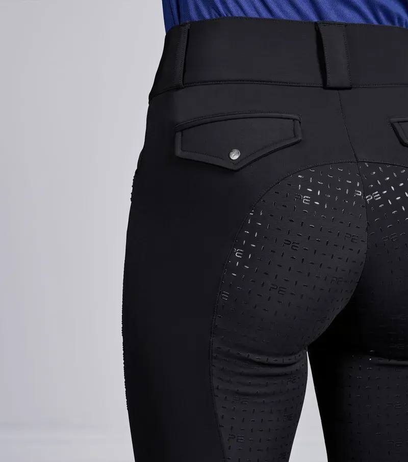 Premier Equine Int. Women's Size 32 Torino II Gel Full Seat Riding Breeches in Black-3