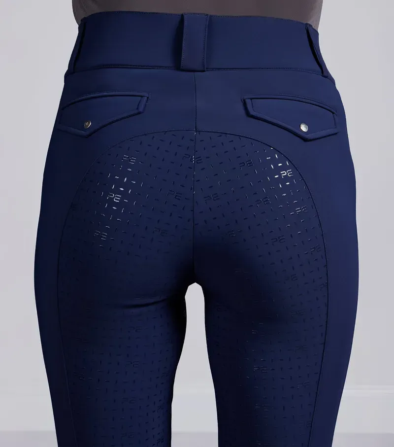 Premier Equine Int. Women's Size 32 Torino II Gel Full Seat Riding Breeches in Navy-3