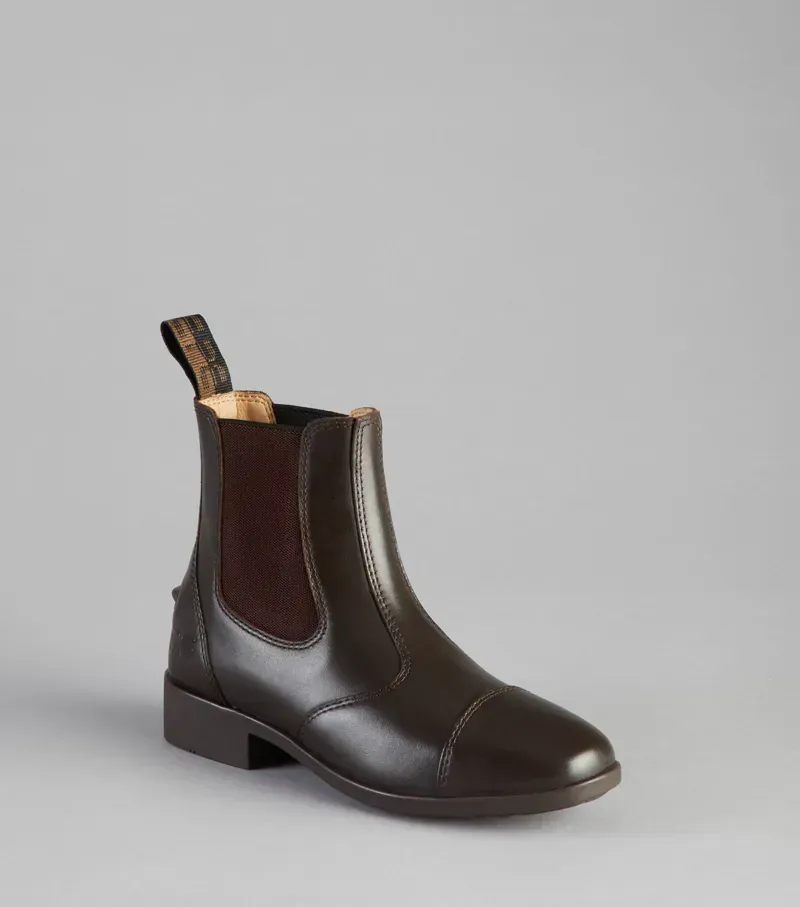 Premier Equine Junior Torlano Leather Chelsea Boot in Brown