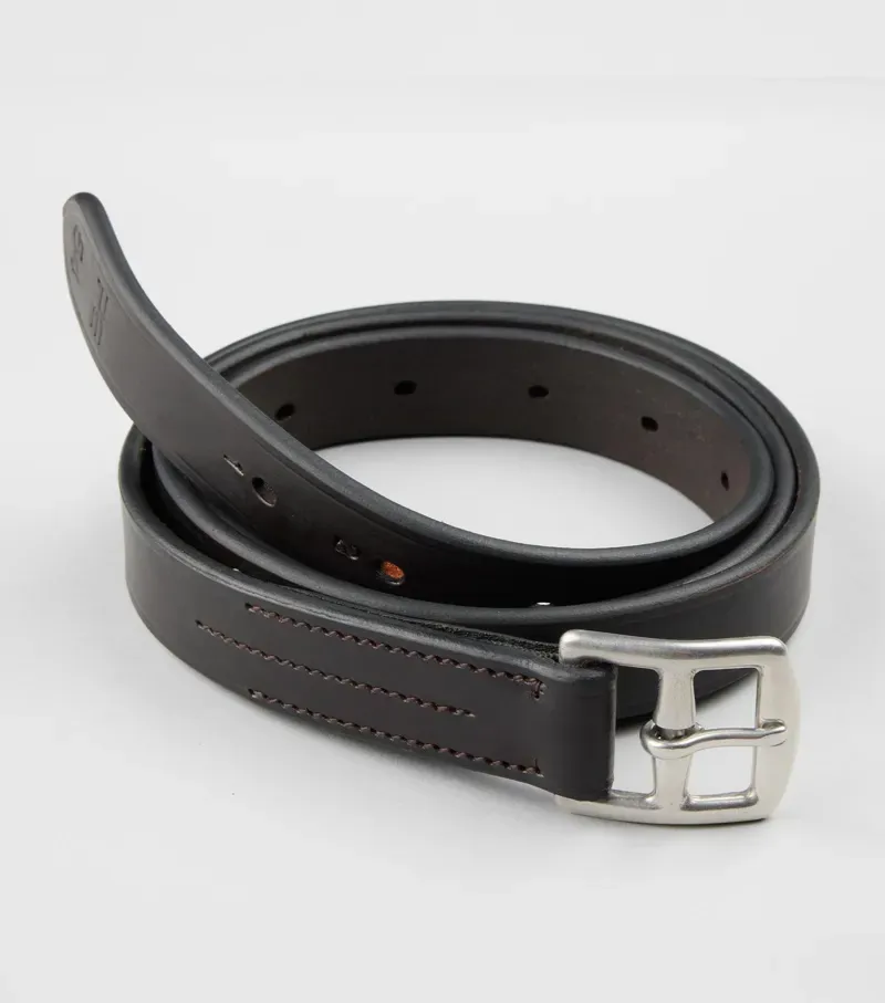 Premier Equine Int. Traditional Stirrup Leathers 135cm in Dark Havana